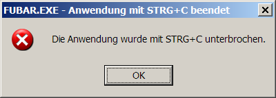 [Screen shot of wrong german error message for NTSTATUS 0xC0000139 alias STATUS_ENTRYPOINT_NOT_FOUND]
