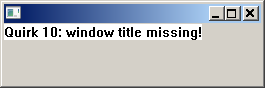 [Screen shot of untitled application window on Windows XP]